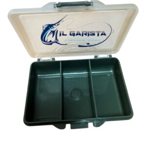 scatola per attrezzatura da pesca alla carpa 3 scomparti