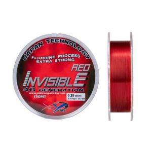 YUKI INVISIBLE RED 150MT DIAMETRO 0,260